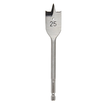 DRAPER Expert 25.0mm Flat Wood Bit: Model No.FB100PB