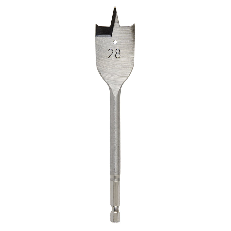 DRAPER Expert 28.0mm Flat Wood Bit: Model No.FB100PB