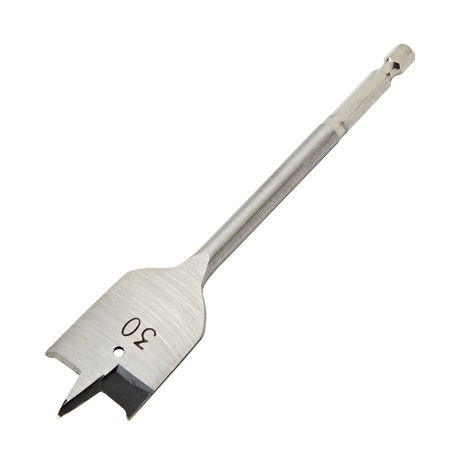 DRAPER Expert 30.0mm Flat Wood Bit: Model No.FB100PB
