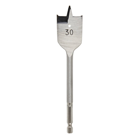 DRAPER Expert 30.0mm Flat Wood Bit: Model No.FB100PB
