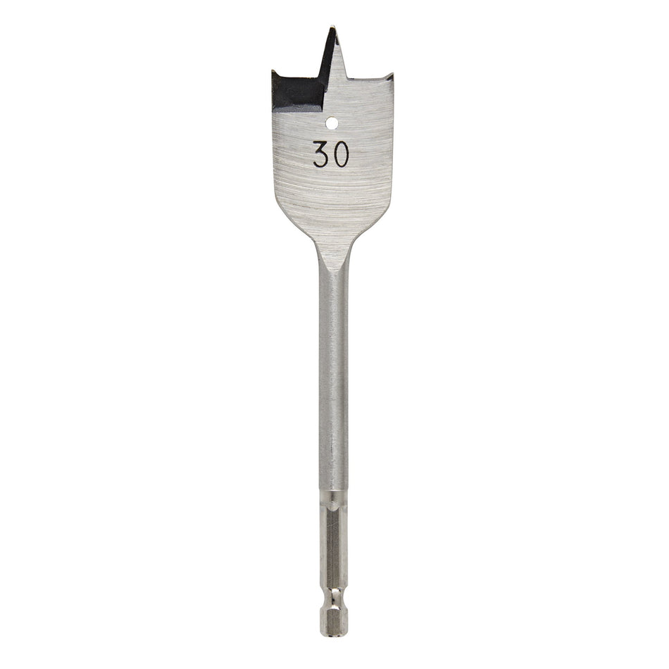 DRAPER Expert 30.0mm Flat Wood Bit: Model No.FB100PB