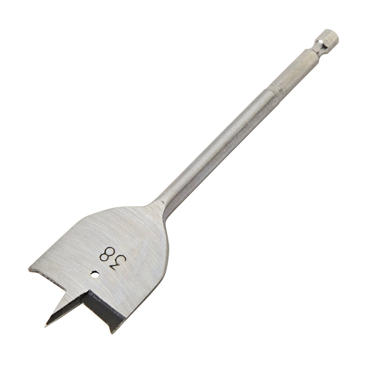 DRAPER Expert 38.0mm Flat Wood Bit: Model No.FB100PB