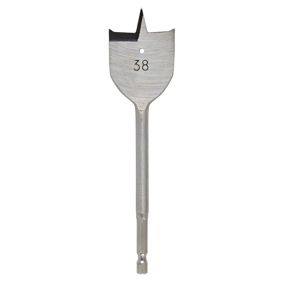 DRAPER Expert 38.0mm Flat Wood Bit: Model No.FB100PB