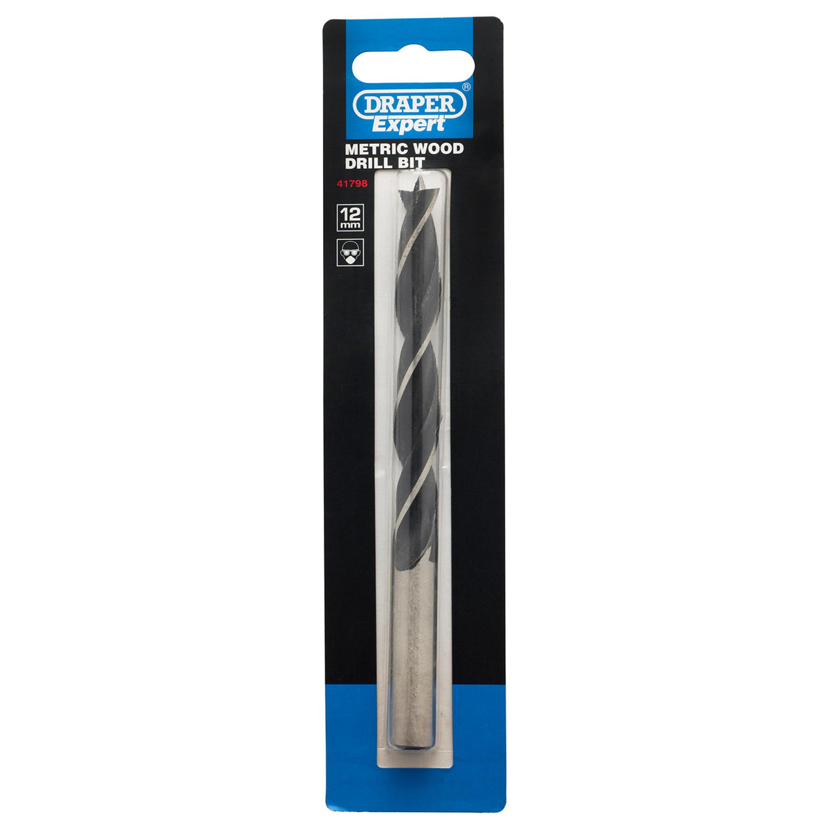 DRAPER Expert 12.0mm Wood Drill Bit: Model No.WBBPB