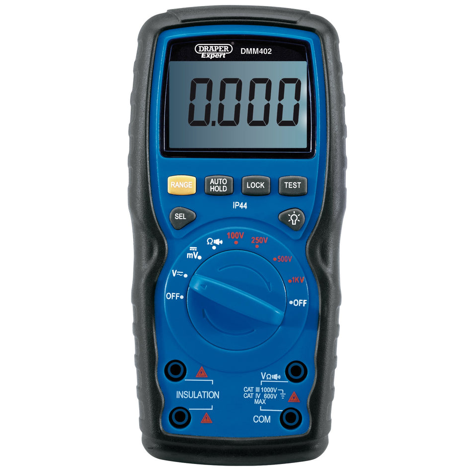 Draper Expert Insulation Resistance Meter : Model No. DMM402
