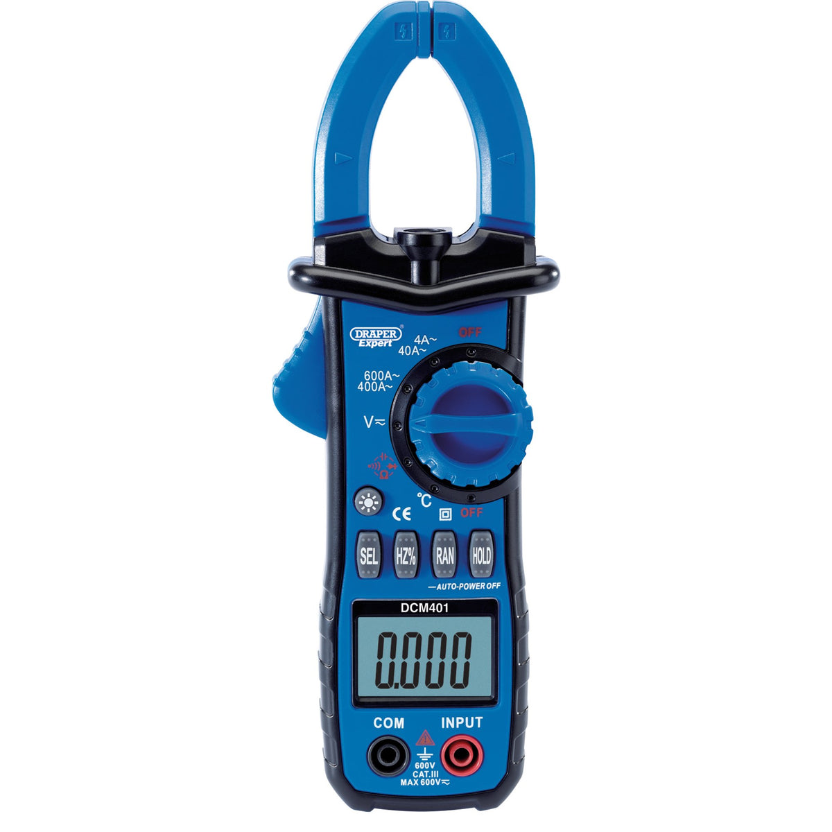 Digital Clamp Meter (Auto-Ranging): Model No. DCM401