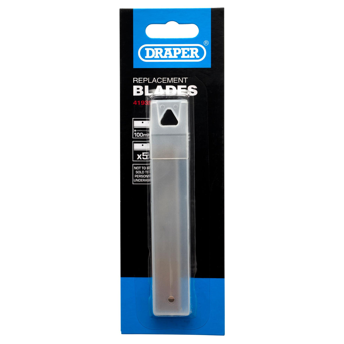DRAPER Pack of Five Spare Blades for 41933 Scraper: Model No.HDSS-SB