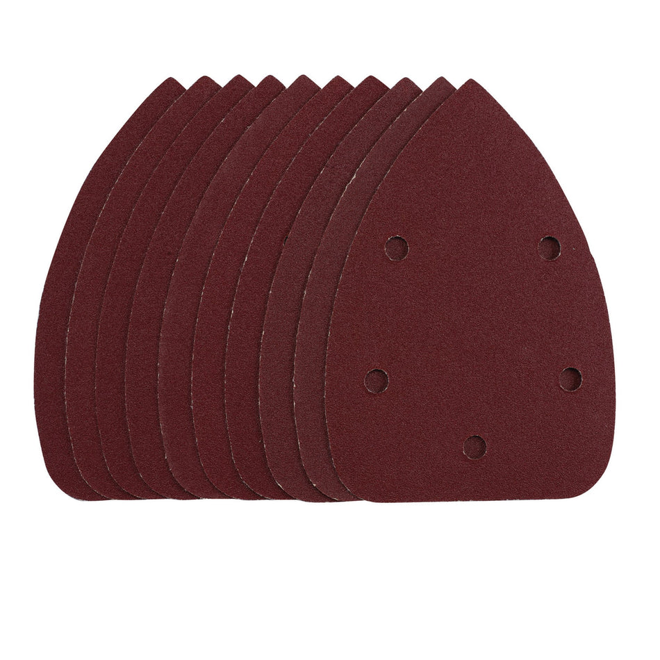 Detail Sanding Sheets with Hook and Loop, 140mm, 120 Grit, SSD2 (Pack of 10): Model No. SSD2