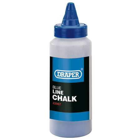 DRAPER 115G Plastic Bottle of Blue Chalk for Chalk Line: Model No.LCB/H