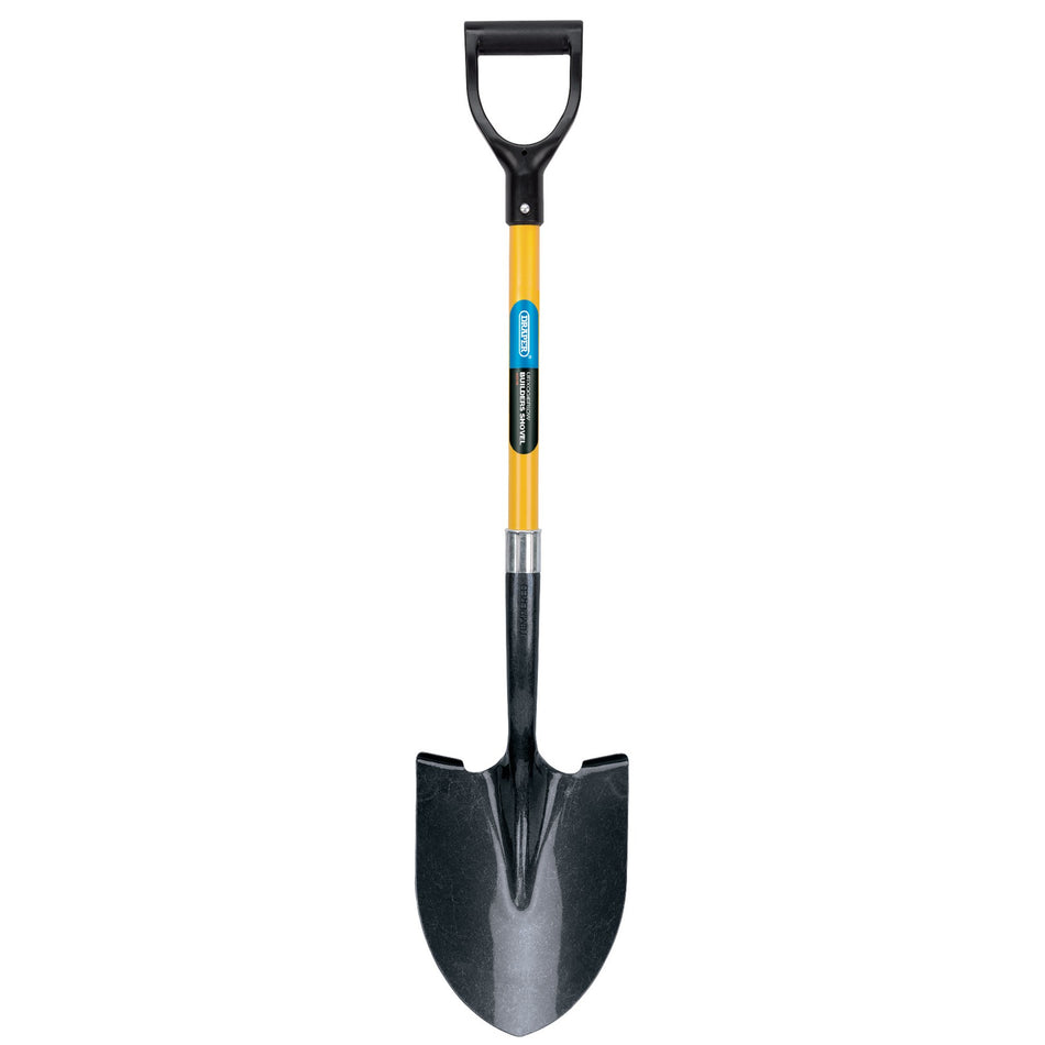 DRAPER Round Point Shovel with Fibreglass Shaft: Model No. RPSFG