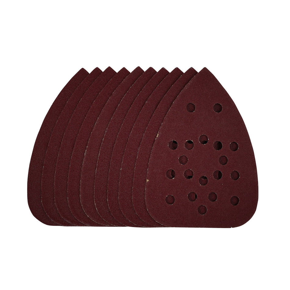 Detail Sanding Sheets with Hook and Loop, 140mm, 120 Grit, SSD3 (Pack of 10): Model No. SSD3