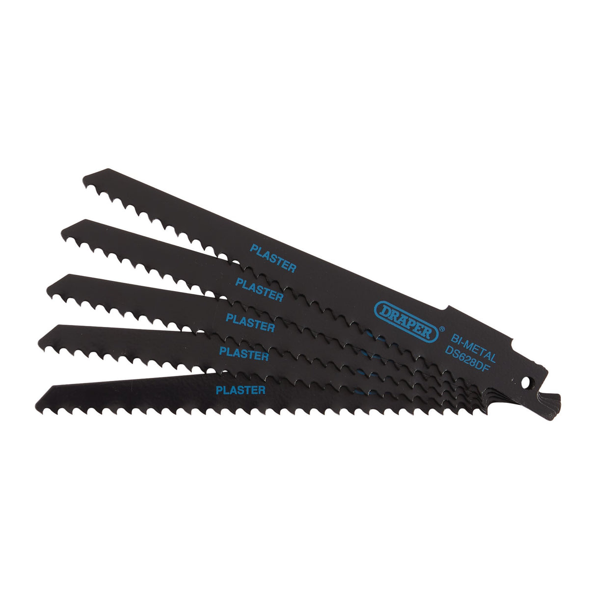 Bi-metal Reciprocating Saw Blades for Plaster Cutting, 150mm, 6tpi (Pack of 5): Model No. DS628DF