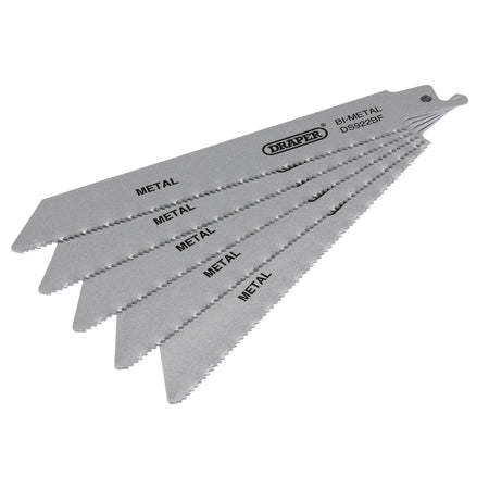 Bi-metal Reciprocating Saw Blades for Metal, 150mm, 14tpi (Pack of 5) : Model No. DS922BF