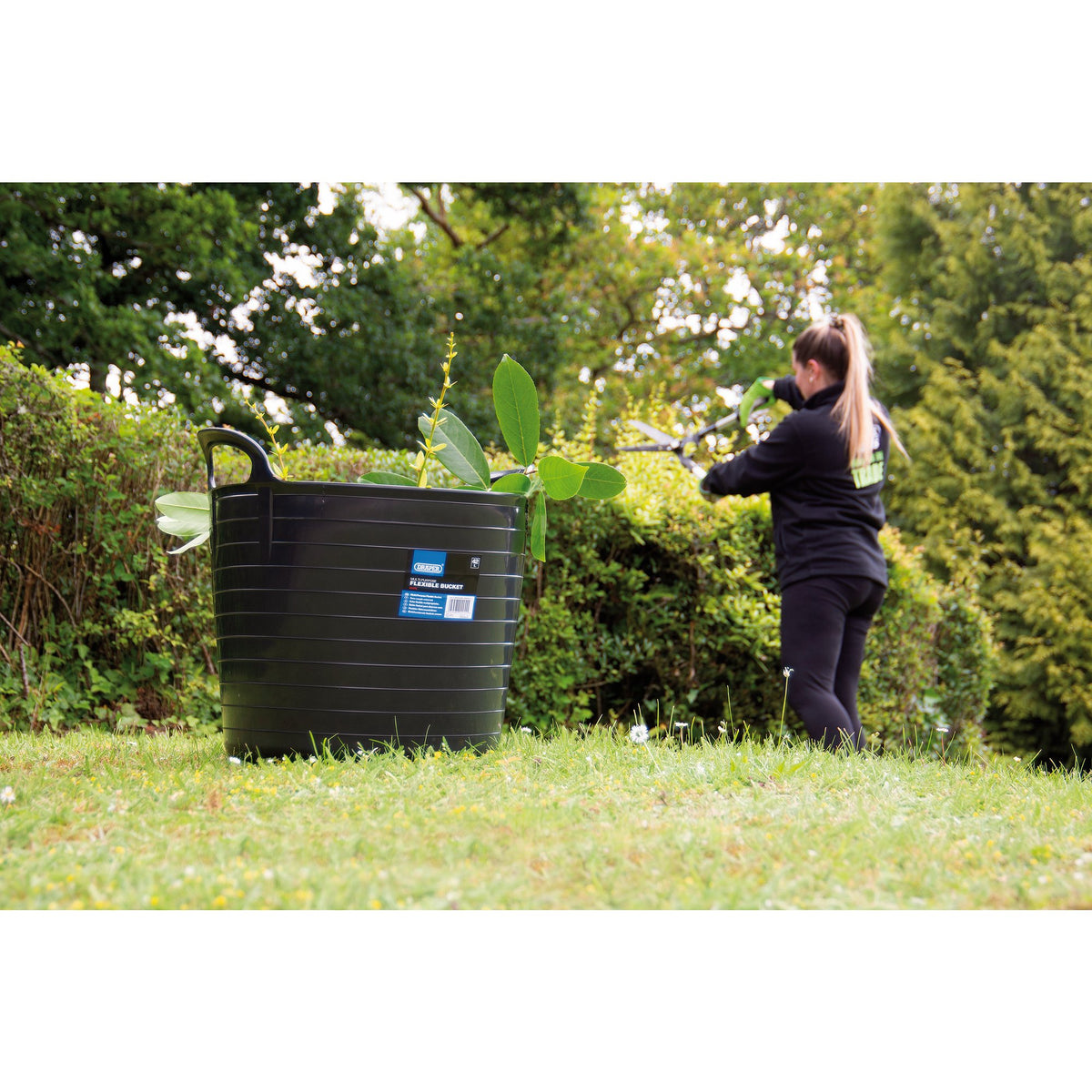 Multi-Purpose Flexible Bucket, 42L Capacity, Black: Model No. MPFB/42BK