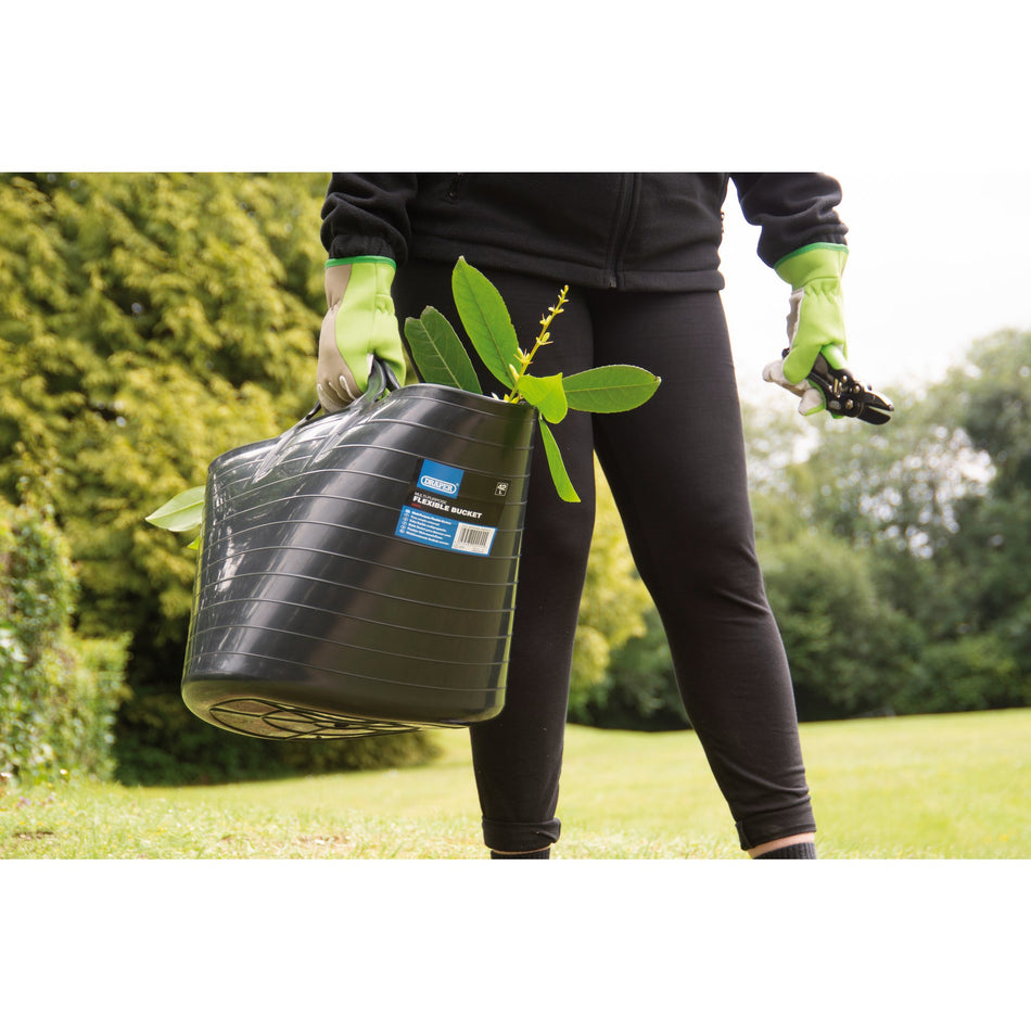 Multi-Purpose Flexible Bucket, 42L Capacity, Black: Model No. MPFB/42BK