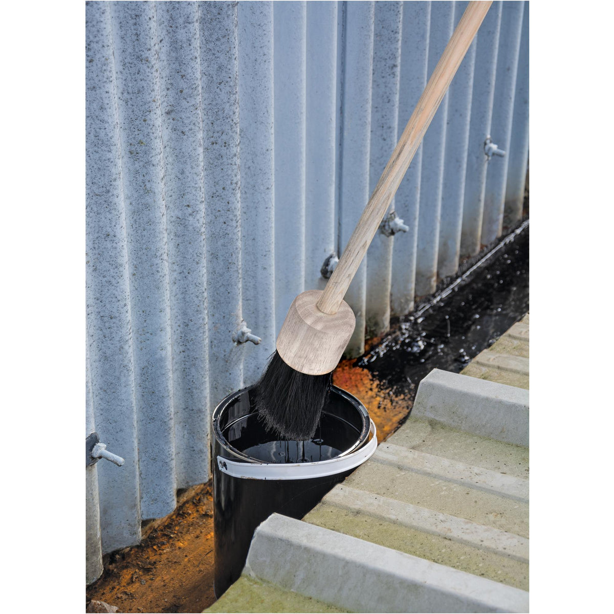 DRAPER Long Handled Tar Brush: Model No.LHTB