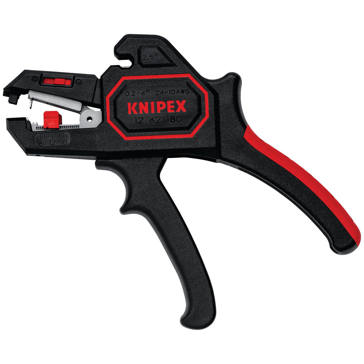 KNIPEX 12 62 180 Automatic Insulation Stripper, 180mm