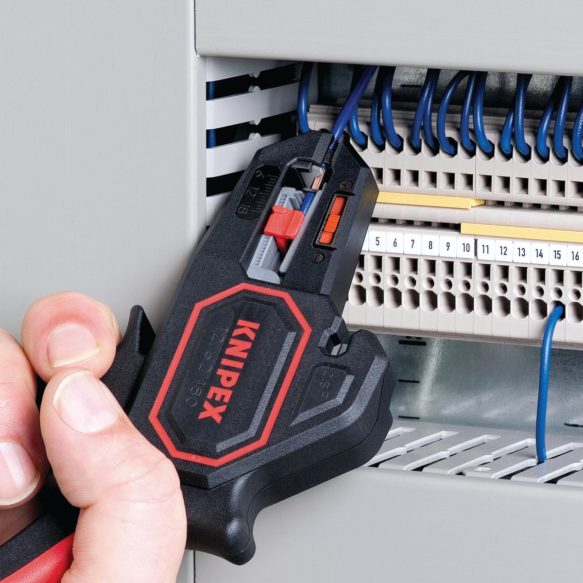 KNIPEX 12 62 180 Automatic Insulation Stripper, 180mm
