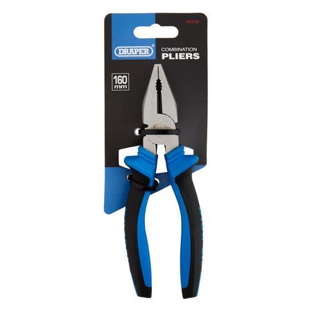 DRAPER 160mm Soft Grip Combination Pliers: Model No.1010