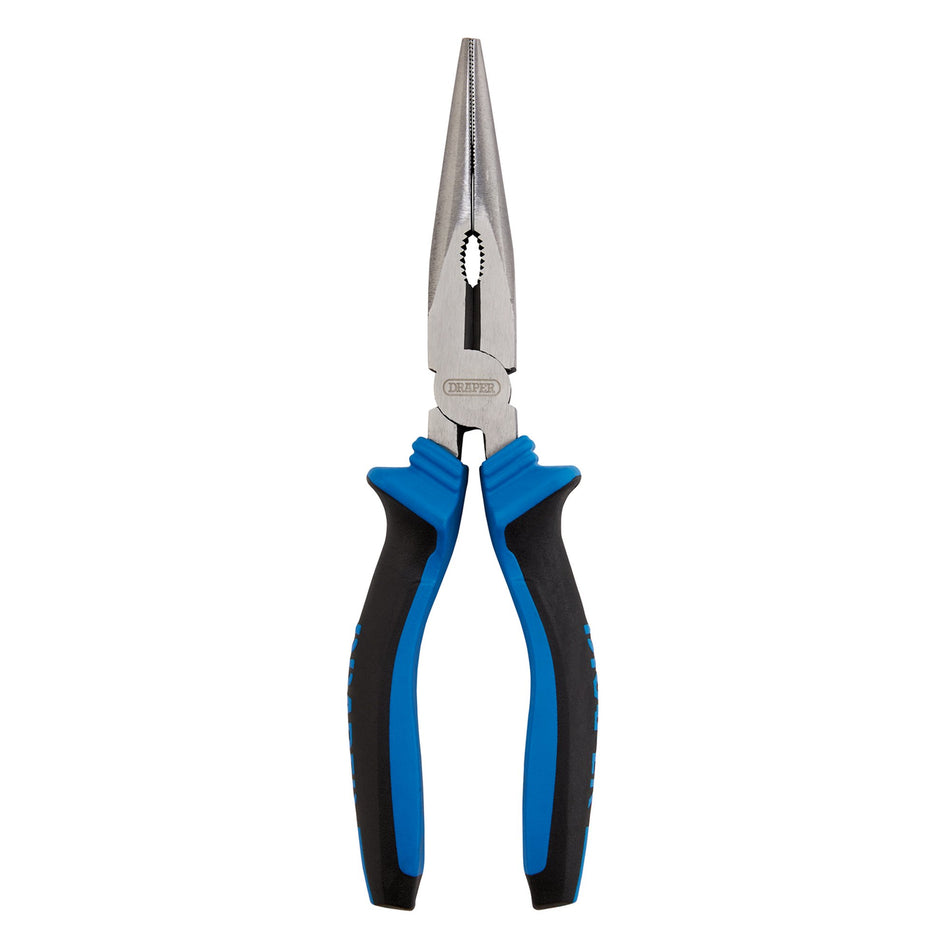 DRAPER 200mm Soft Grip Long Nose Pliers: Model No.1020