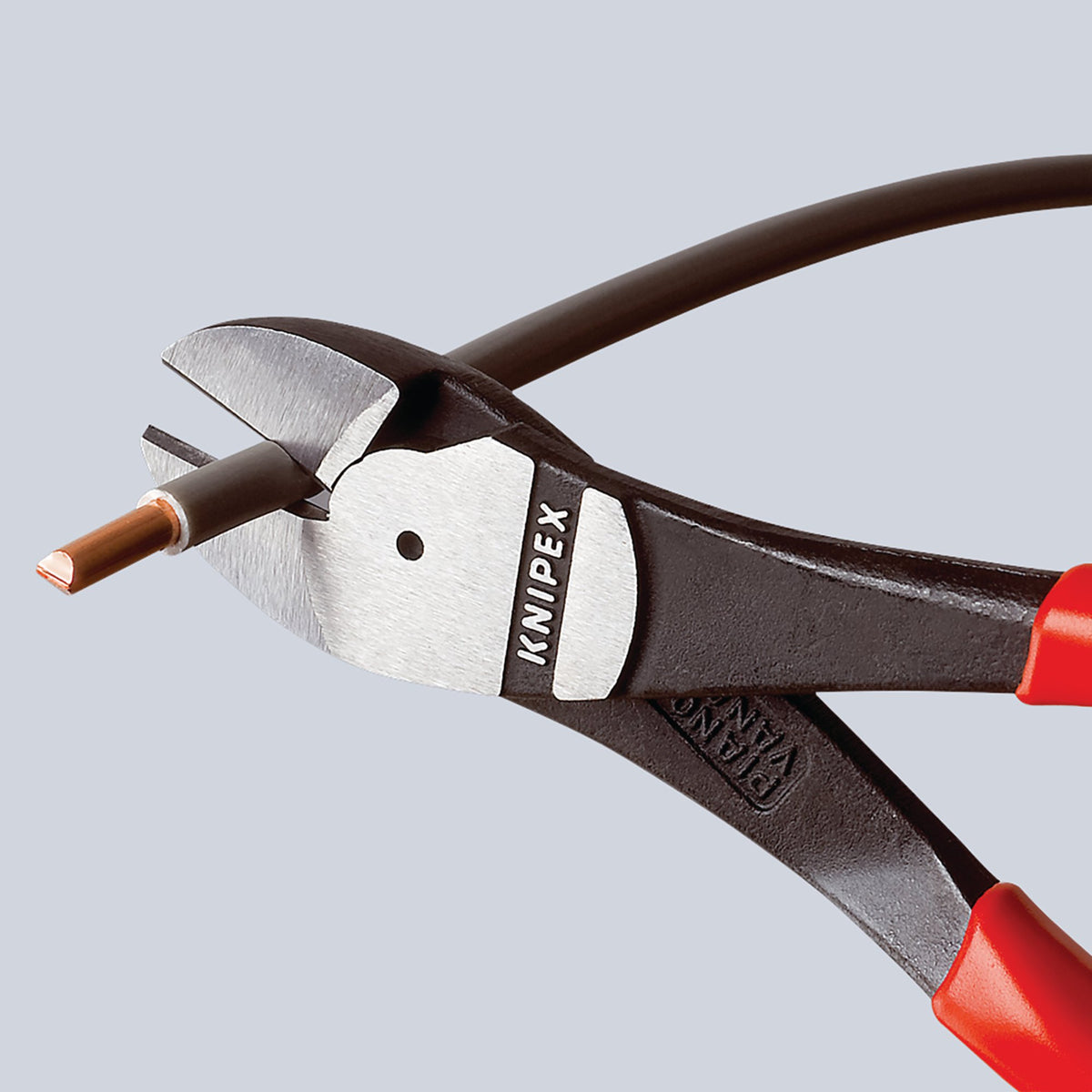 Knipex 160mm High Leverage Diagonal Side Cutters with Return Spring : Model No.74 12 160