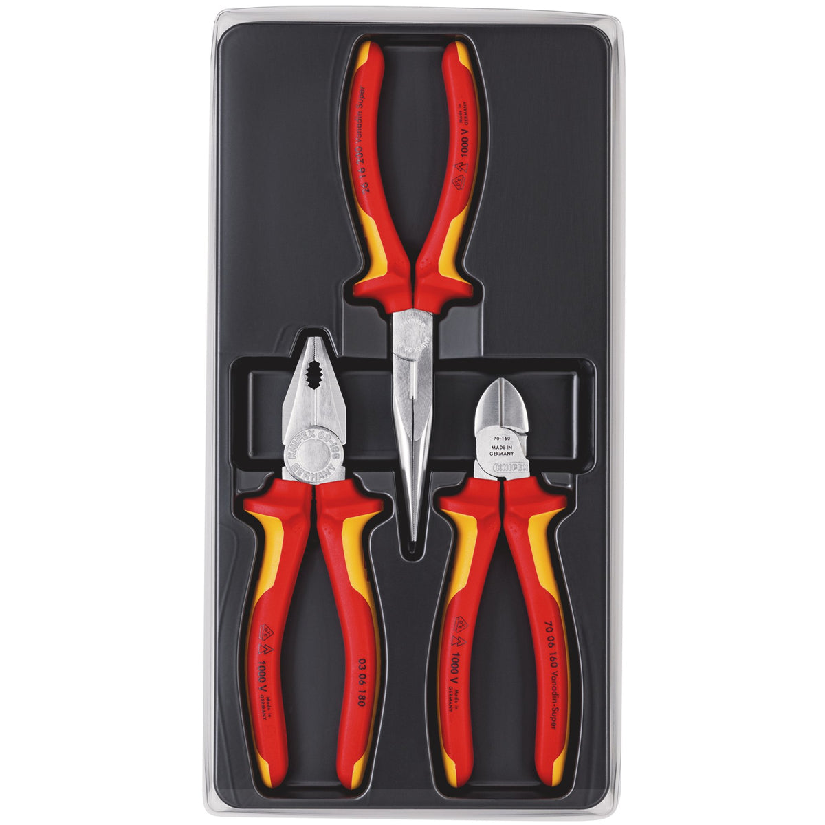 VDE Plier Assembly Pack (3 Piece): Model No. 00 20 12