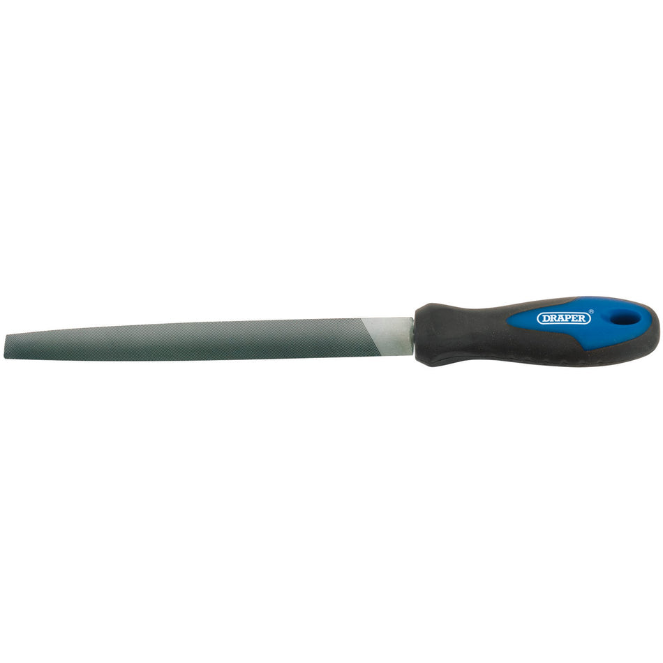 DRAPER 200mm Half Round File and Handle: Model No.8106B