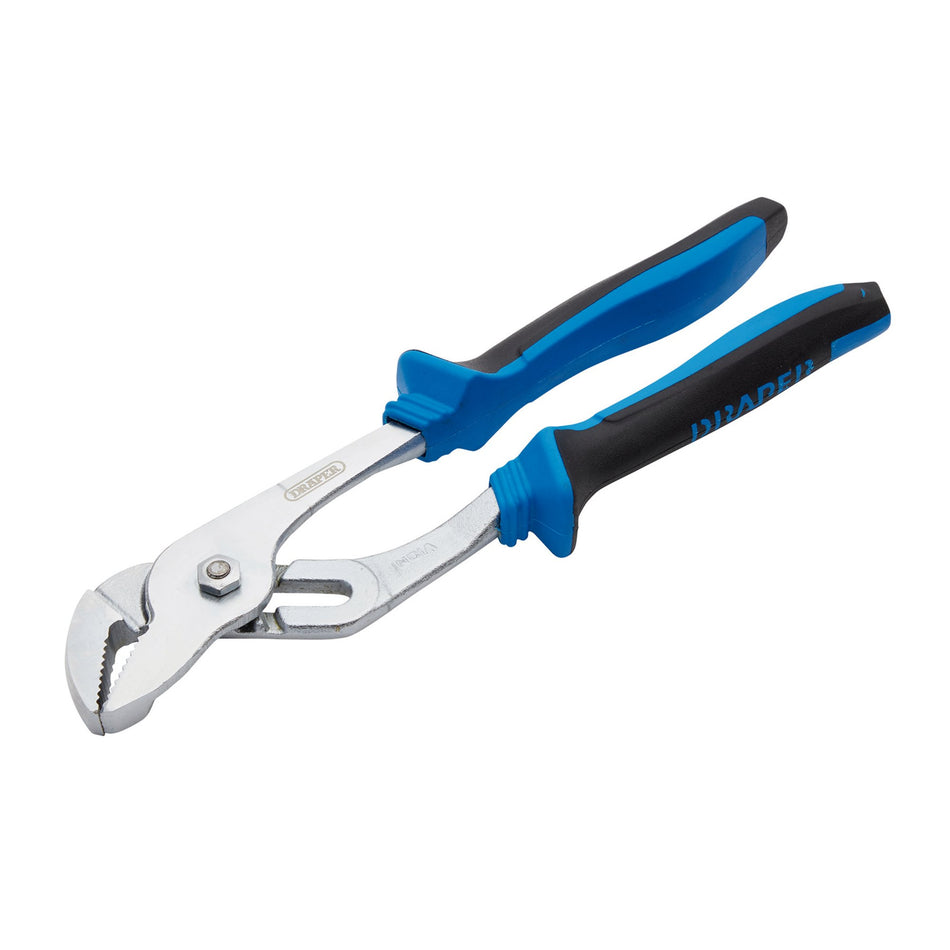DRAPER 240mm 33mm Capacity Soft Grip Waterpump Pliers: Model No.4002A