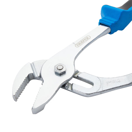 DRAPER 240mm 33mm Capacity Soft Grip Waterpump Pliers: Model No.4002A