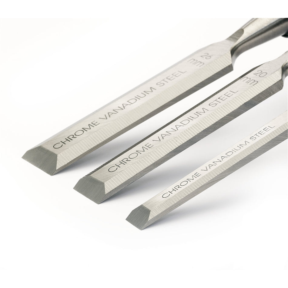 150mm Chisels with Bevel Edges (3 piece): Model No. DWCSG3