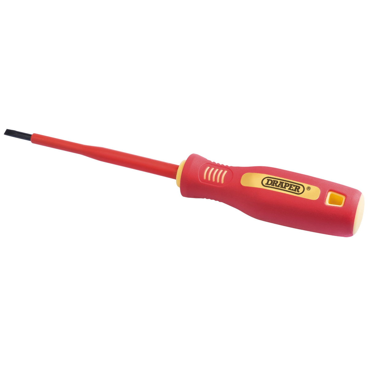DRAPER 4mm x 100mm Fully Insulated Plain Slot Screwdriver. (Sold Loose): Model No.952B