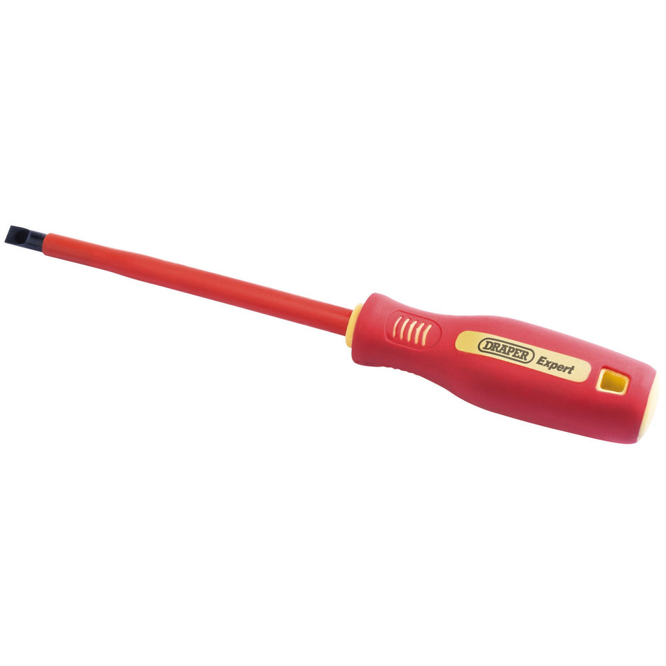 DRAPER 8mm x 150mm Fully Insulated Plain Slot Screwdriver. (Sold Loose): Model No.952B