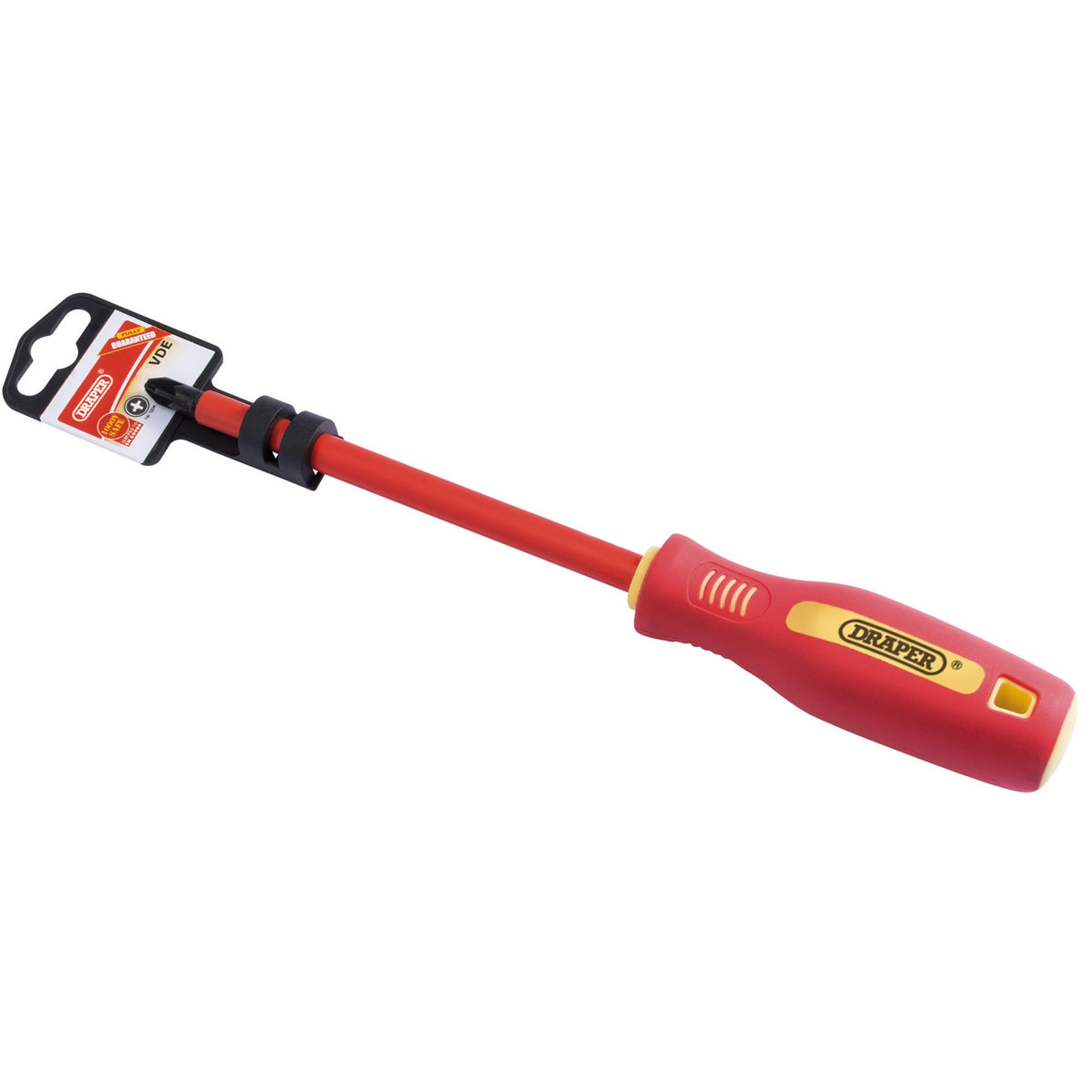 DRAPER No: 3 x 250mm Fully Insulated Soft Grip PZ TYPE Screwdriver. (display packed): Model No.952PZ