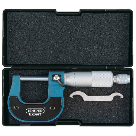 DRAPER Expert Metric External Micrometer - 0-25mm: Model No.PEM