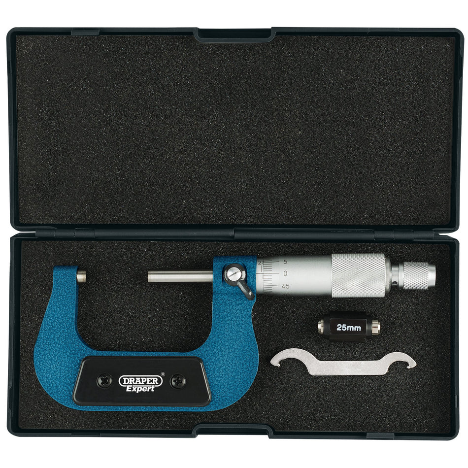 DRAPER Expert Metric External Micrometer - 25-50mm: Model No.PEM