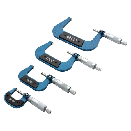 DRAPER Expert 4 Piece Metric External Micrometer Set: Model No.PEM/4
