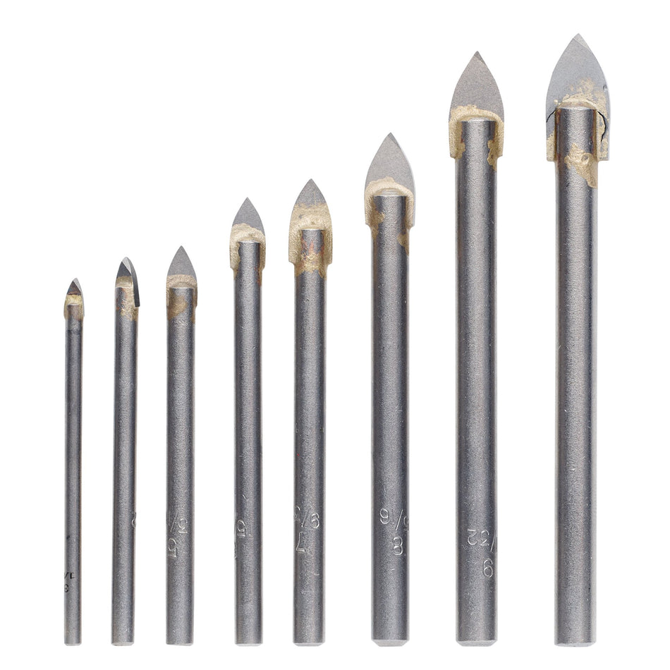 DRAPER Expert 8 Piece Tile and Glass Drilling Set: Model No.TGDSET