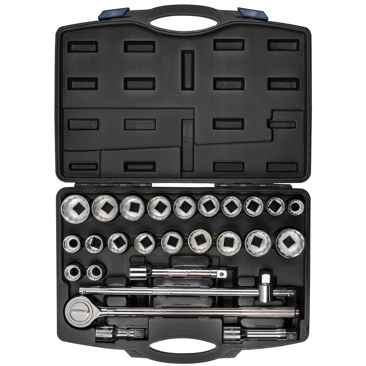 DRAPER 3/4" Square Drive Socket Set (26 Piece): Model No. SD26AMA/C