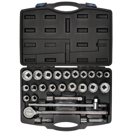 DRAPER 3/4" Square Drive Socket Set (26 Piece): Model No. SD26AMA/C