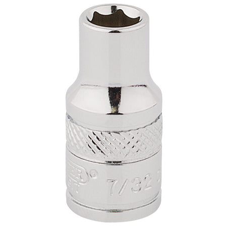 DRAPER 1/4" Square Drive Hi-Torq 12 Point Socket (7/32"): Model No. B-AF