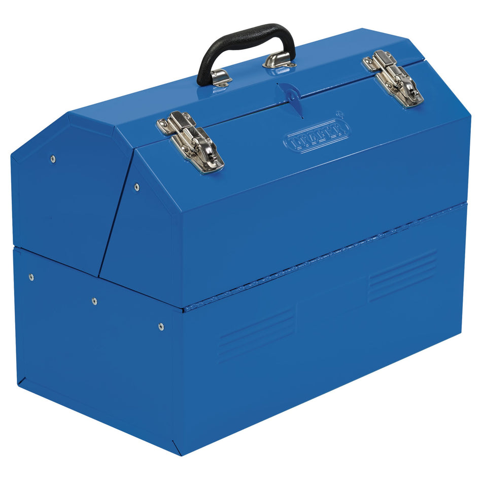 DRAPER 460mm Barn Type Tool Box with 4 Cantilever Trays: Model No.TB459B
