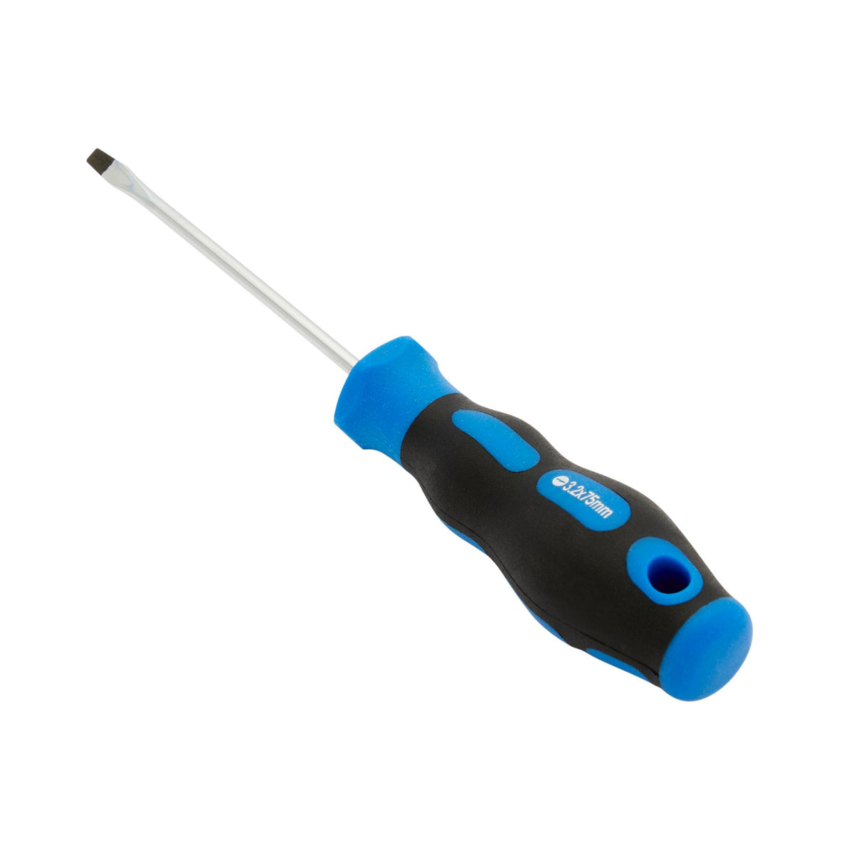 DRAPER 3.2 x 75mm Plain Slot Screwdriver with Soft Grip Handles: Model No.865