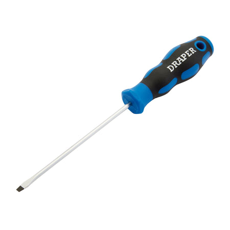 DRAPER 3.2 x 100mm Plain Slot Screwdriver with Soft Grip Handles: Model No.865