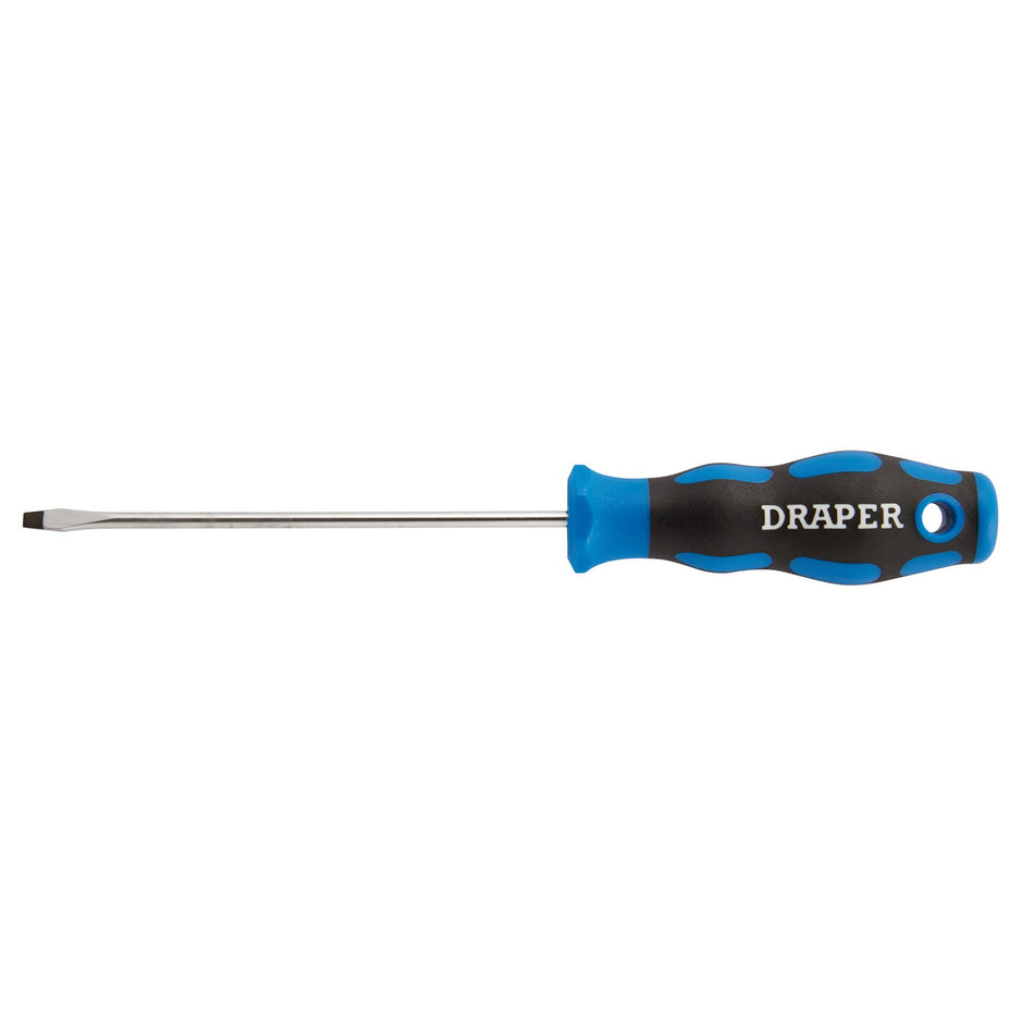 DRAPER 3.2 x 100mm Plain Slot Screwdriver with Soft Grip Handles: Model No.865