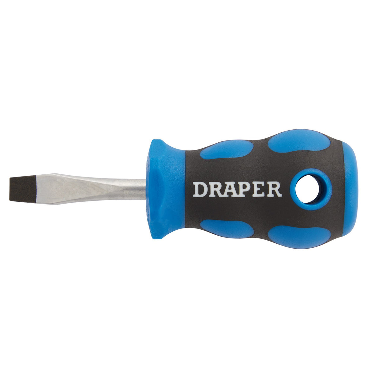 DRAPER 6.0 x 38mm Plain Slot Screwdriver with Soft Grip Handles: Model No.865
