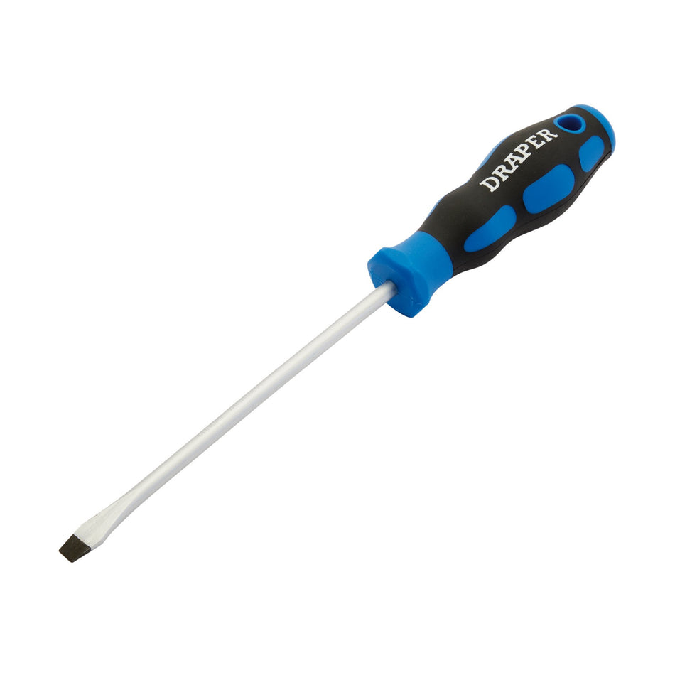 DRAPER 6.0 x 150mm Plain Slot Screwdriver with Soft Grip Handles: Model No.865