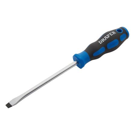 DRAPER 8.0 x 150mm Plain Slot Screwdriver with Soft Grip Handles: Model No.865