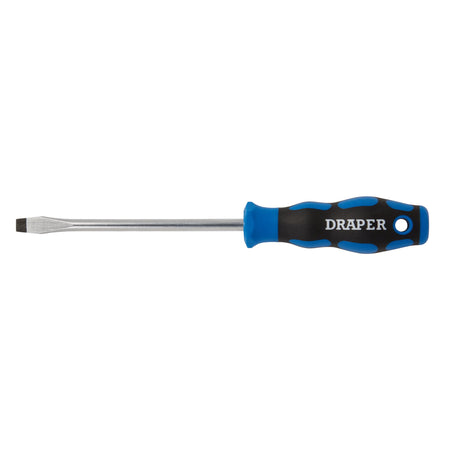 DRAPER 8.0 x 150mm Plain Slot Screwdriver with Soft Grip Handles: Model No.865