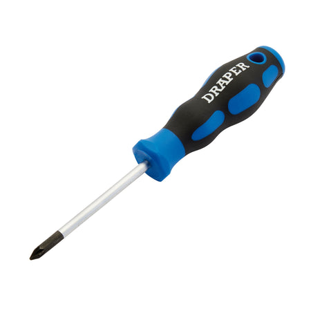 DRAPER No.1 x 75mm PZ Type Screwdriver with Soft Grip Handles: Model No.865PZ