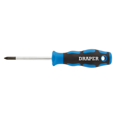 DRAPER No.1 x 75mm PZ Type Screwdriver with Soft Grip Handles: Model No.865PZ